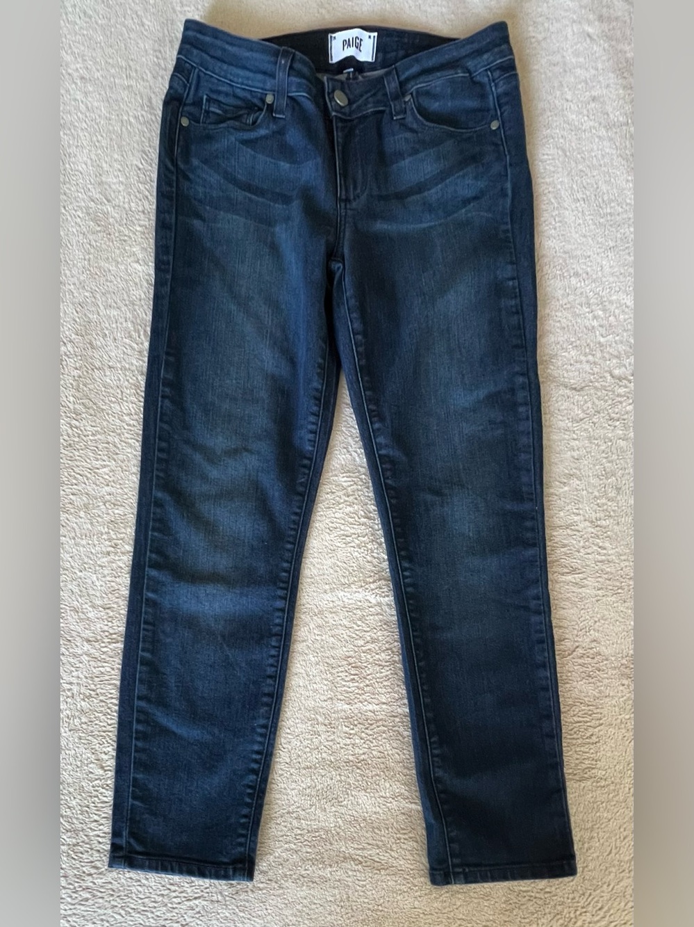 PAIGE Kylie Crop Women’s Dark Blue Jeans